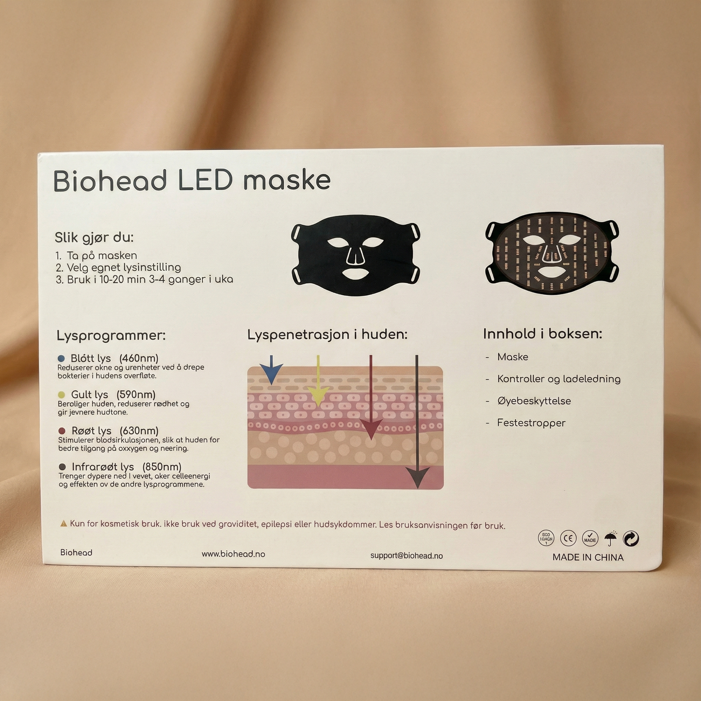 Biohead LED maske
